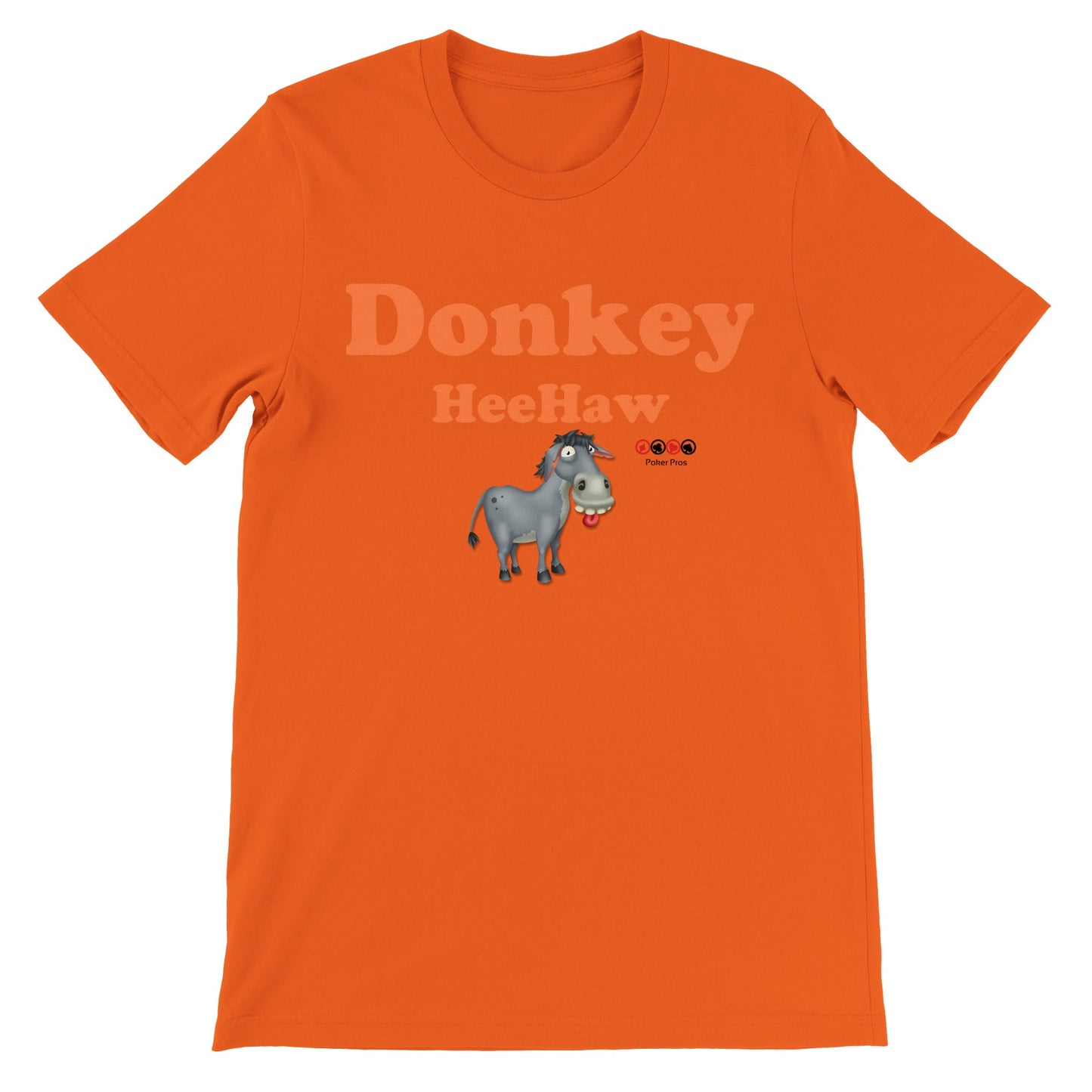 Premium Unisex Donkey Hee Haw Crewneck T-shirt