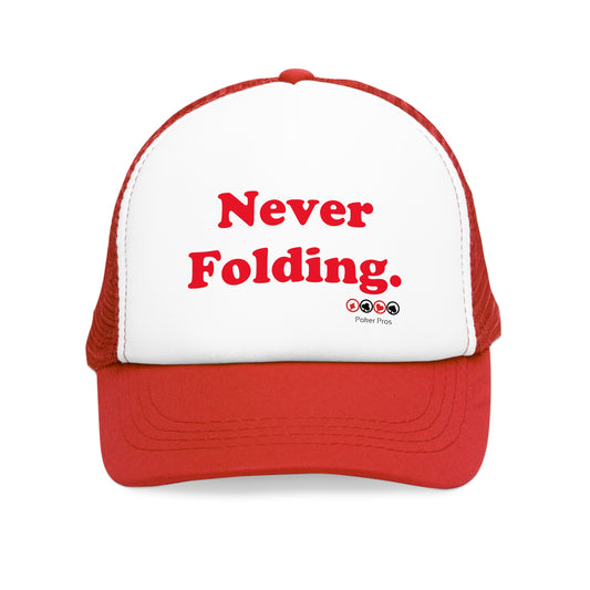 Never Folding Mesh Cap