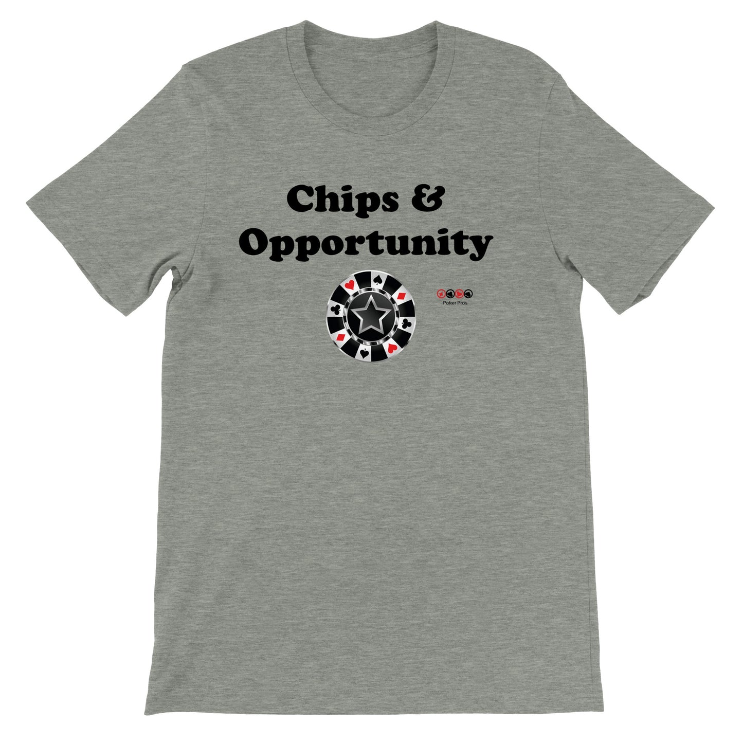 Premium Unisex Chips & Opportunity Crewneck T-shirt