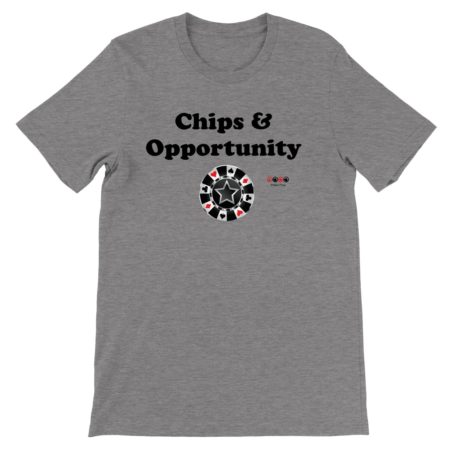 Premium Unisex Chips & Opportunity Crewneck T-shirt