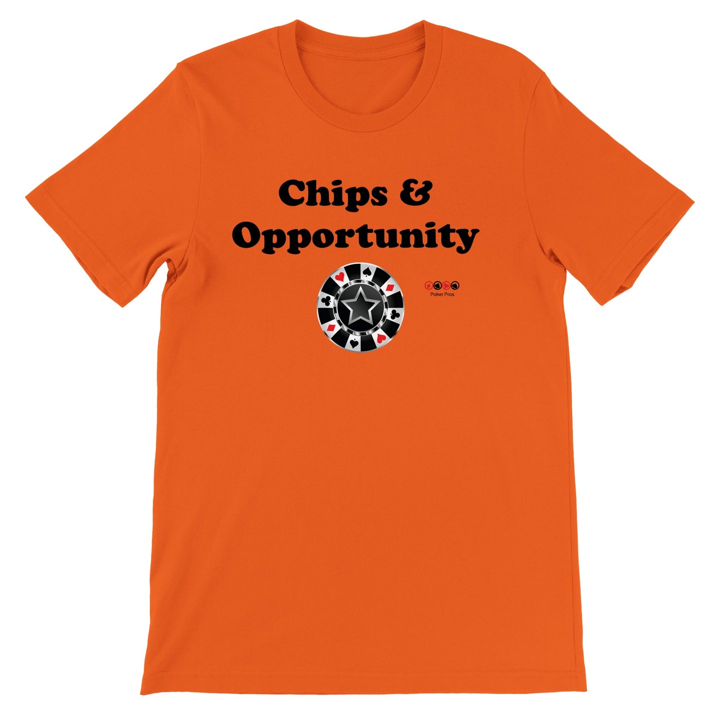 Premium Unisex Chips & Opportunity Crewneck T-shirt