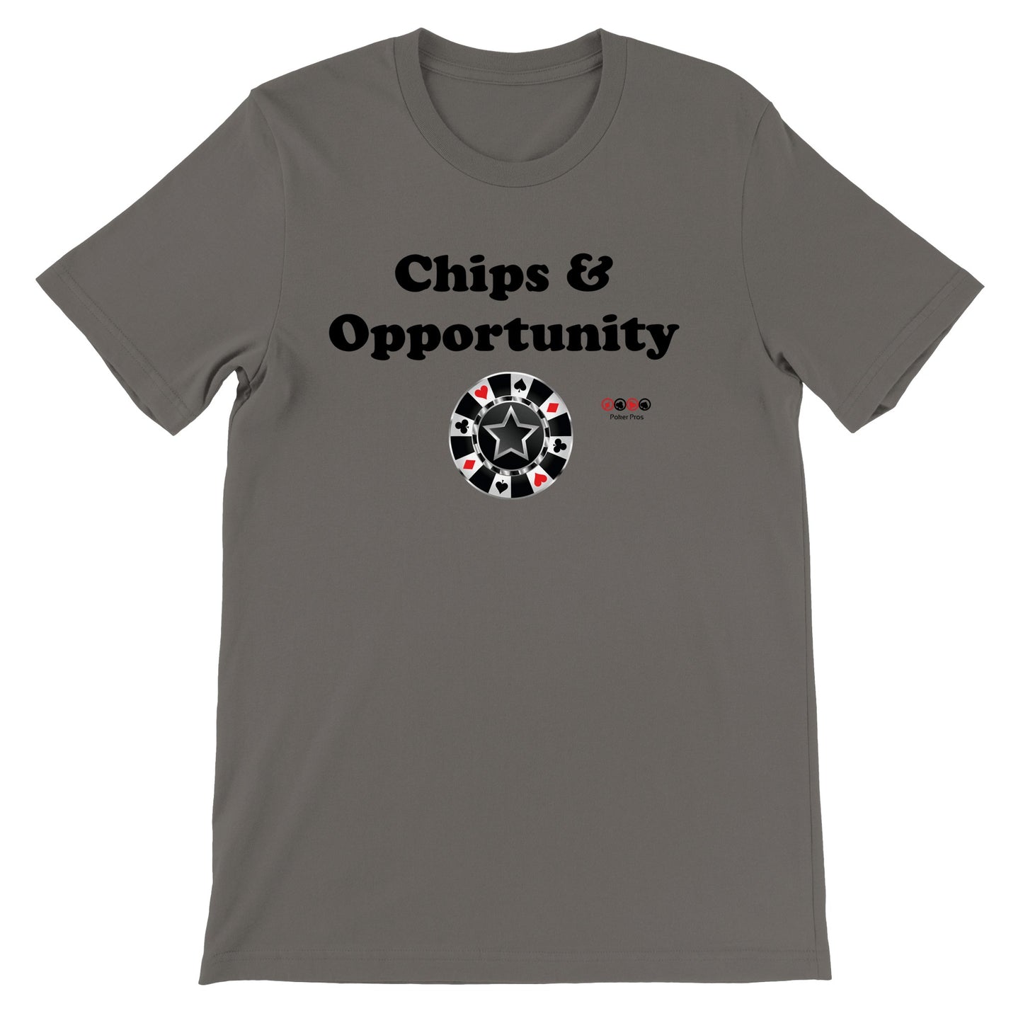 Premium Unisex Chips & Opportunity Crewneck T-shirt