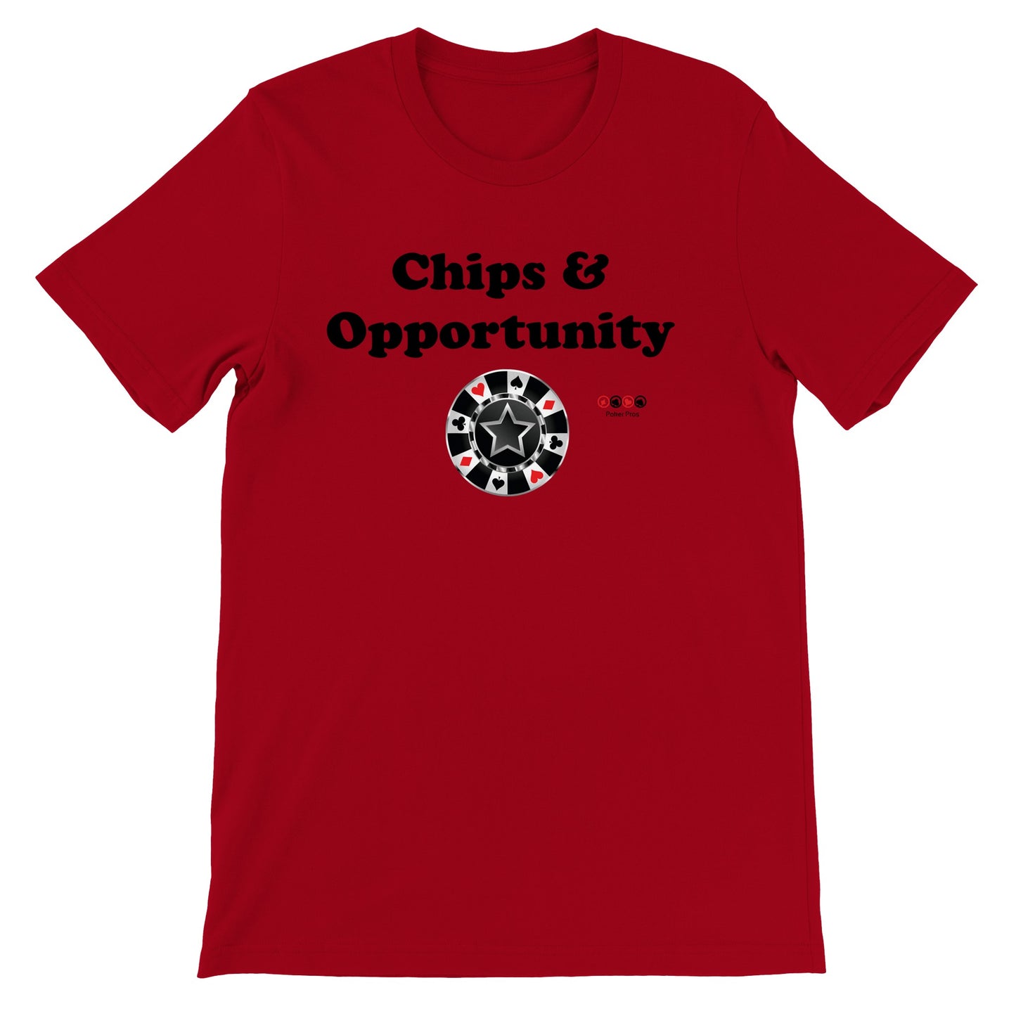 Premium Unisex Chips & Opportunity Crewneck T-shirt