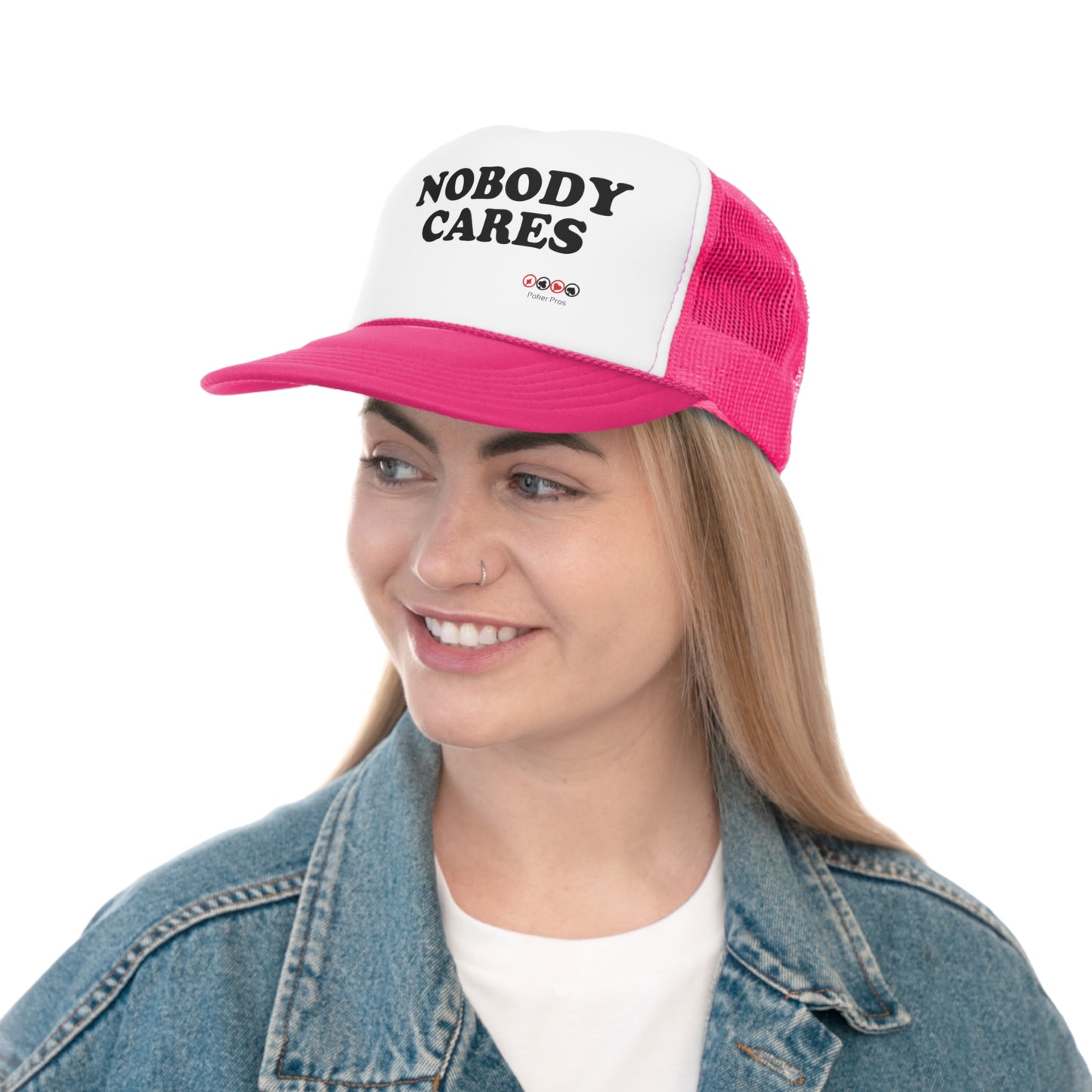 Nobody Cares Trucker Caps