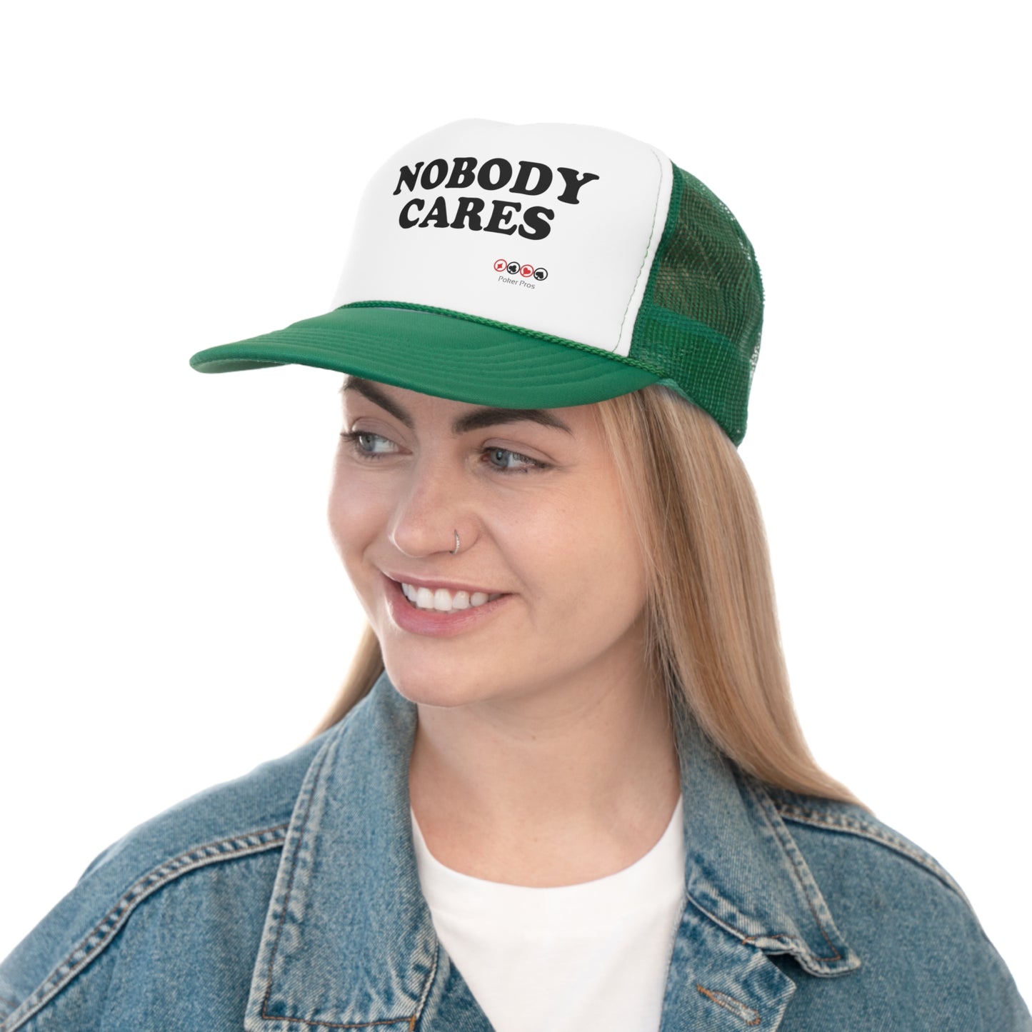 Nobody Cares Trucker Caps