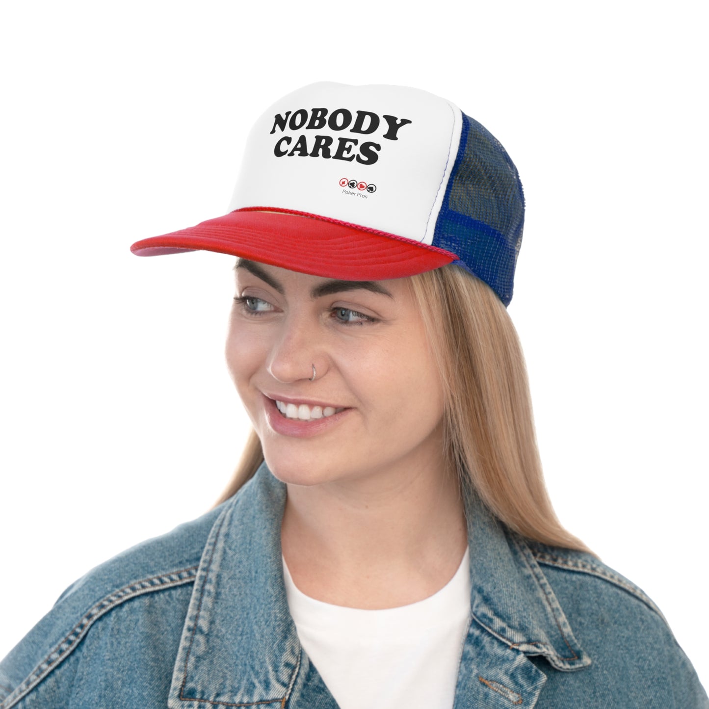 Nobody Cares Trucker Caps